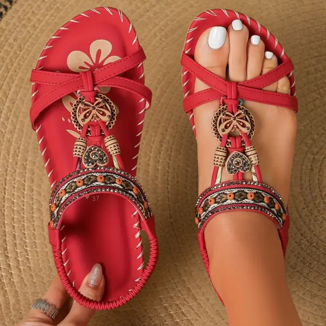 Nada – Orthopädische Sandalen im Ibiza-Stil für Komfort & Eleganz