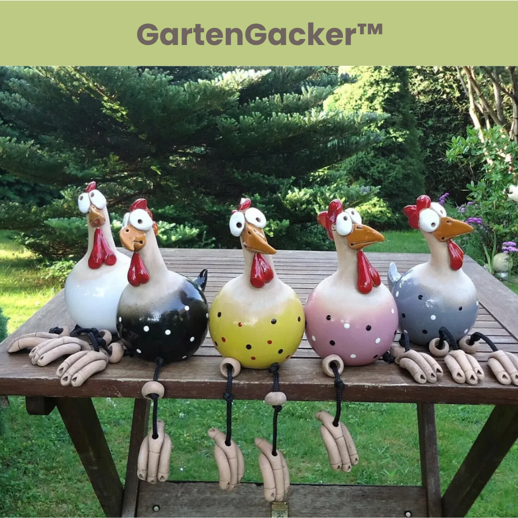 GartenGacker™ - Lustige Hühner-Deko für Ihren Garten