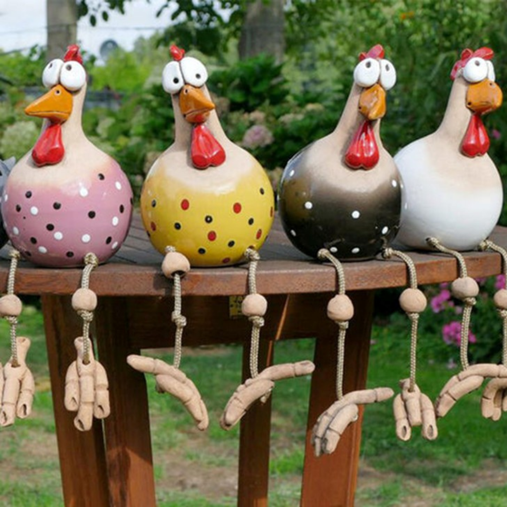 GartenGacker™ - Lustige Hühner-Deko für Ihren Garten
