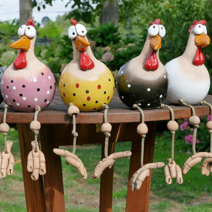 GartenGacker™ - Lustige Hühner-Deko für Ihren Garten