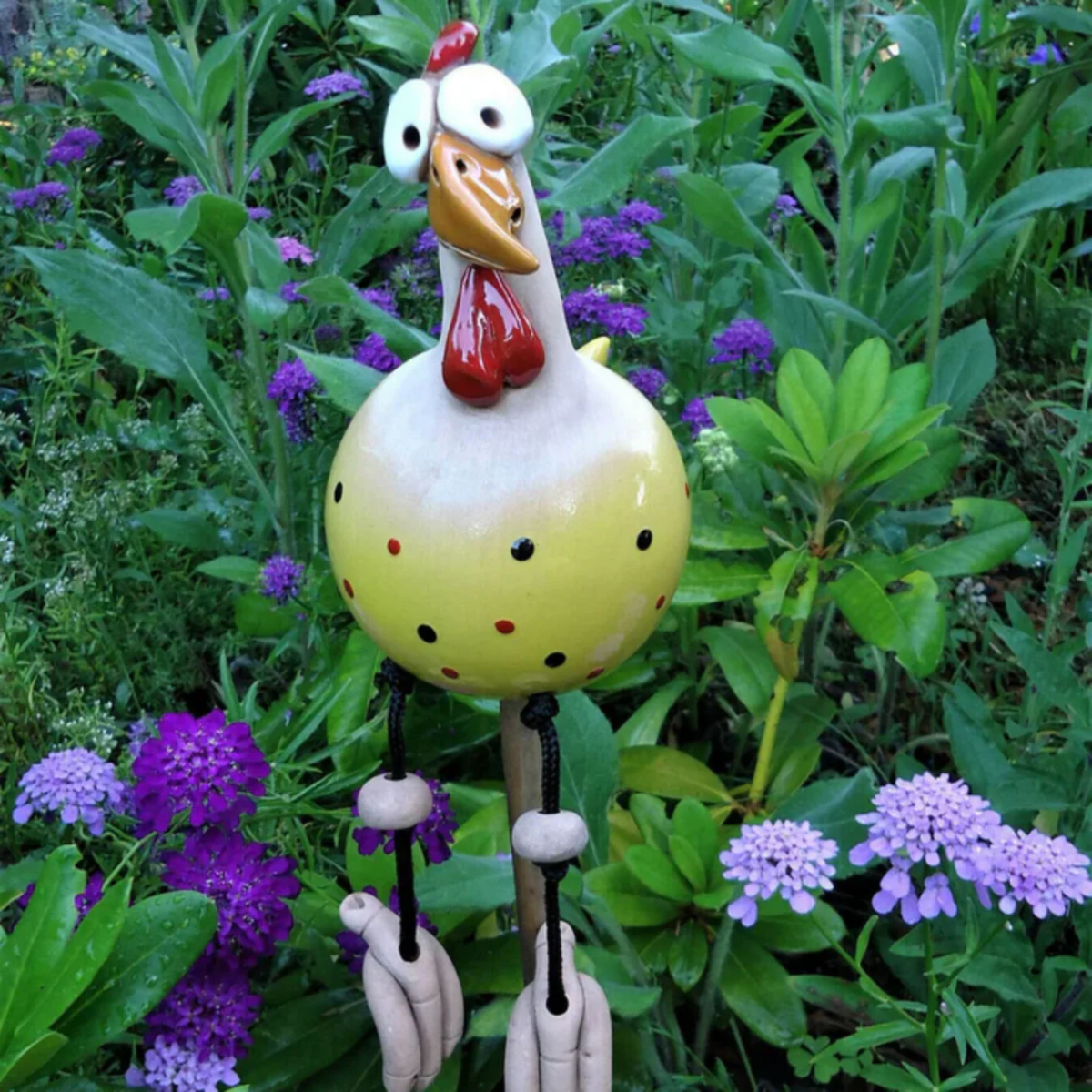 GartenGacker™ - Lustige Hühner-Deko für Ihren Garten