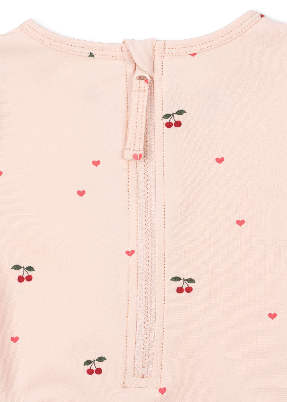 MERLE LANGARM BADEANZUG - cherry coeur rose