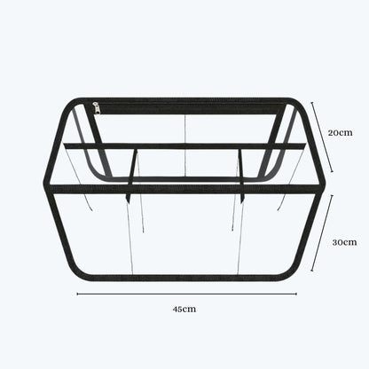 Big Insertion transparent Inner Tote Bag Divider for Travel Cosmetic and Makeup Organizer