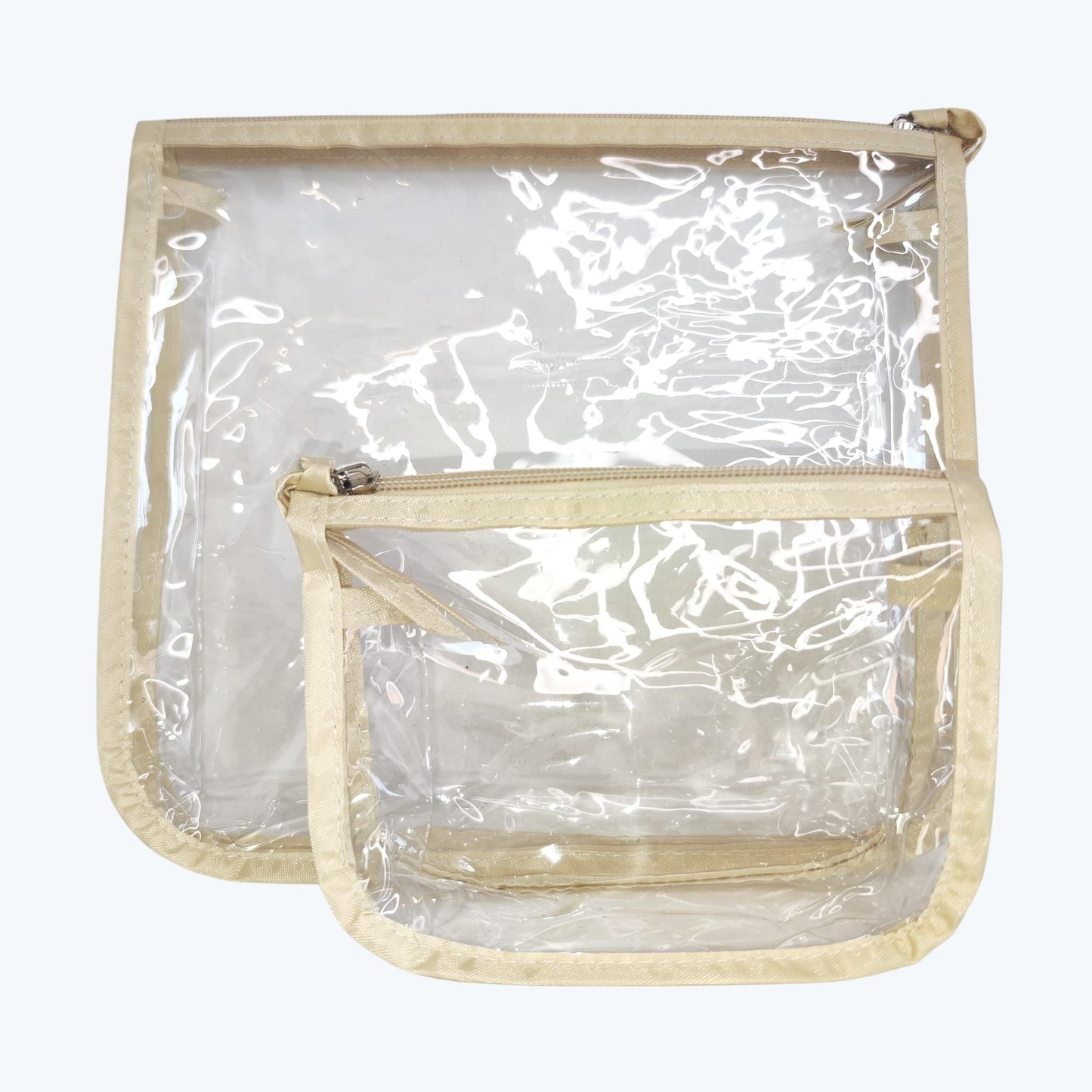 Insertion transparent Inner Tote Bag Divider for Travel Cosmetic and Makeup Organizer