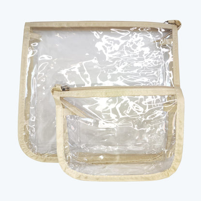 Insertion transparent Inner Tote Bag Divider for Travel Cosmetic and Makeup Organizer