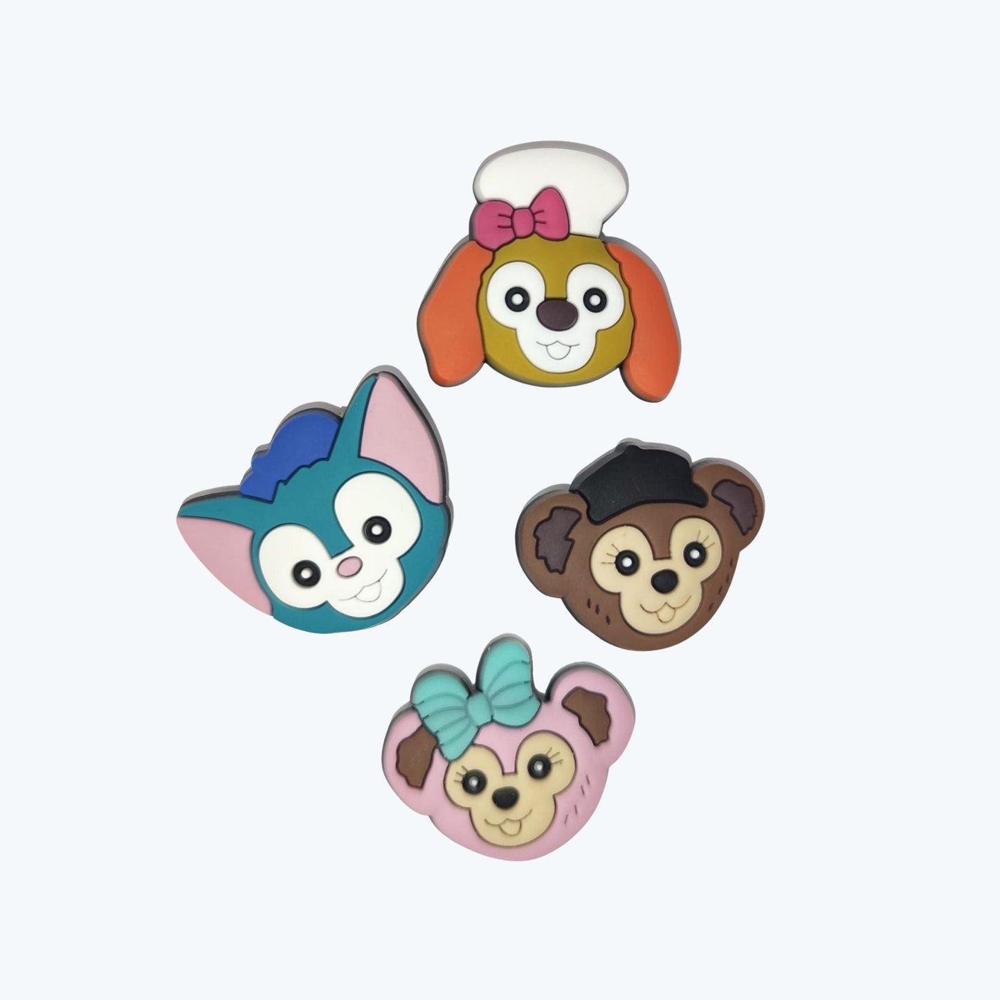 Fits Only on clogs shoes-Duffy & Friends Charm Pack – Cute Disney-Inspired Collection