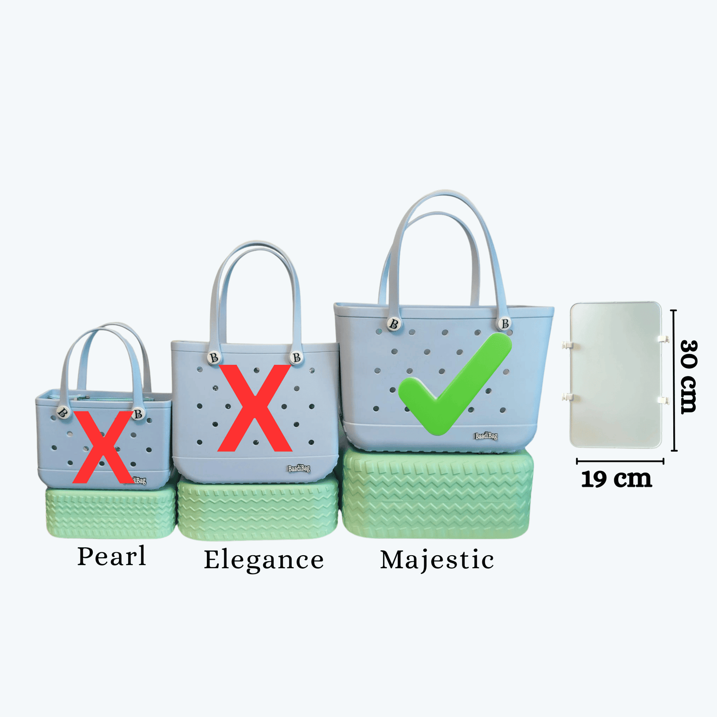 BaadiBag® Divider – Clip-In Organizer Panel