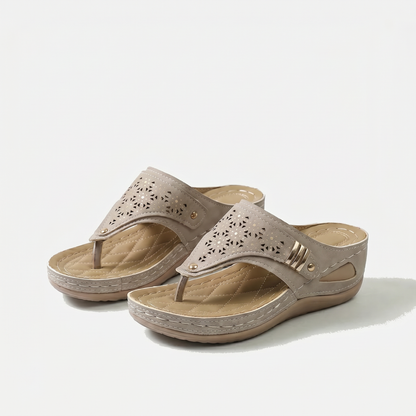 Élodie - Keil-Zehensandalen für Dame