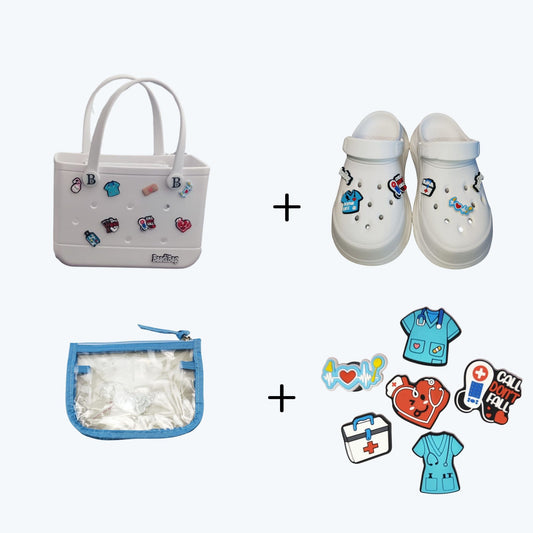 BaadiBag® Harmony Pearl Plus Pack -Small- (Bag & Shoes & Charms)