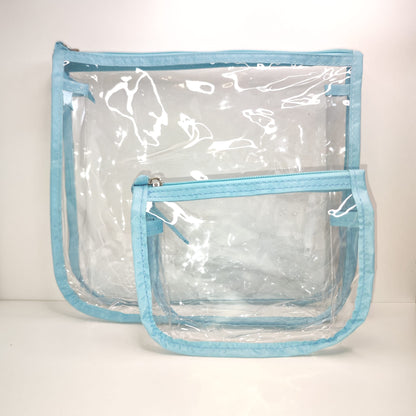 Insertion transparent Inner Tote Bag Divider for Travel Cosmetic and Makeup Organizer