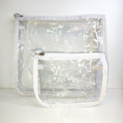Insertion transparent Inner Tote Bag Divider for Travel Cosmetic and Makeup Organizer