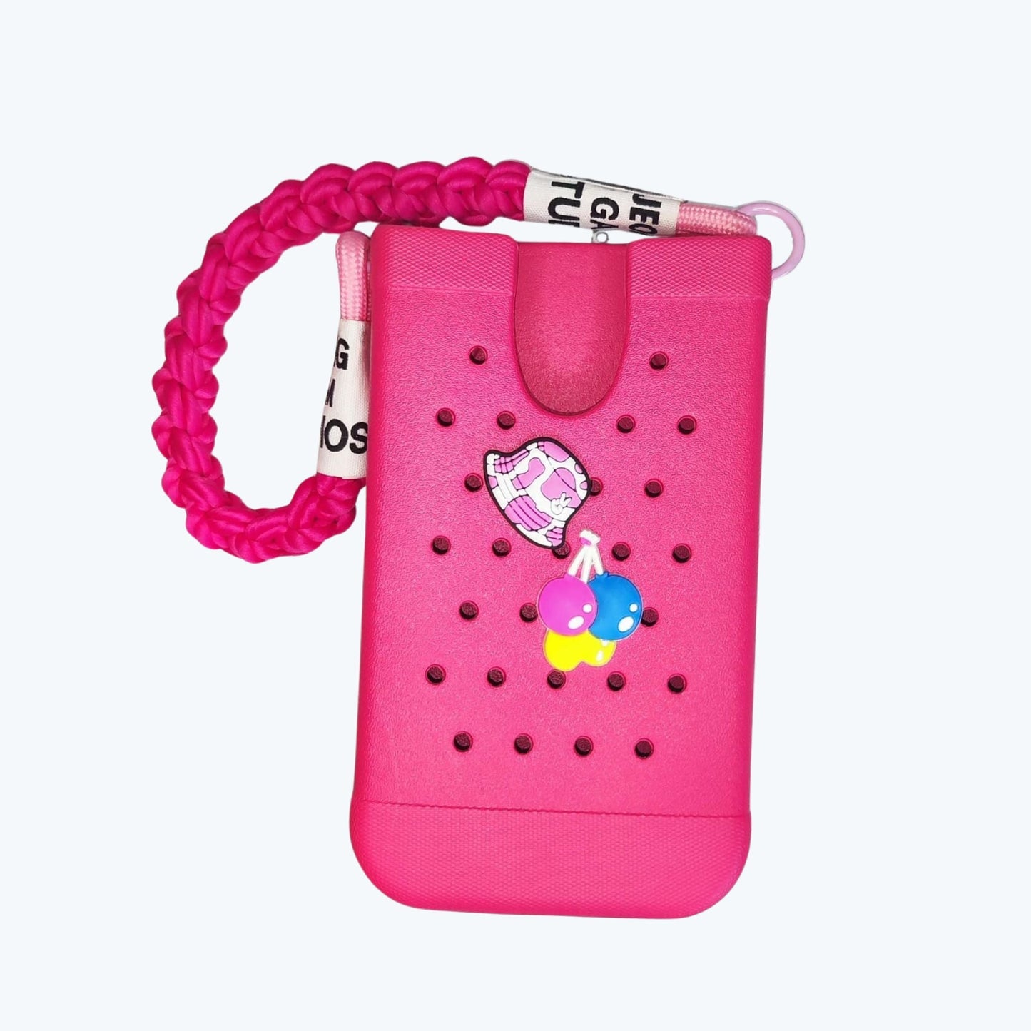 BaadiBag® Phone Holder with handles and 2 soft charms