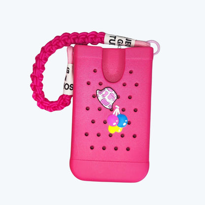 BaadiBag® Phone Holder with handles and 2 soft charms