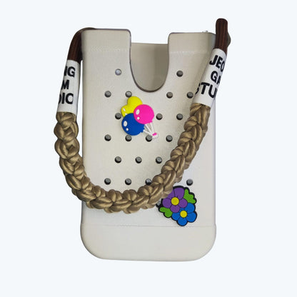 BaadiBag® Phone Holder with handles and 2 soft charms