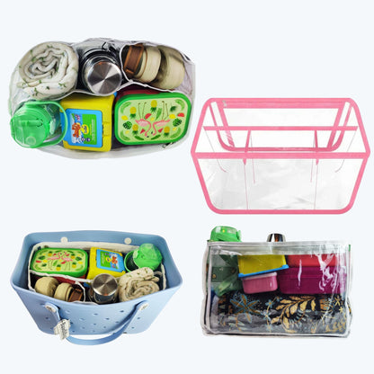 Big Insertion transparent Inner Tote Bag Divider for Travel Cosmetic and Makeup Organizer